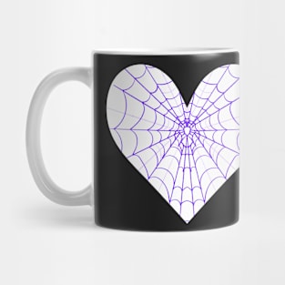 Spider Web Heart V11 Mug